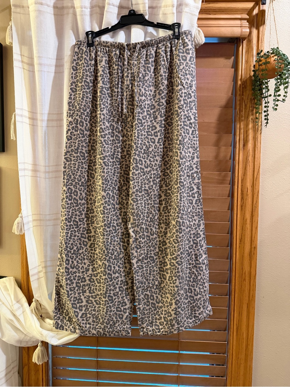 Sincerely Jules Leopard Print Wide Leg Pants
